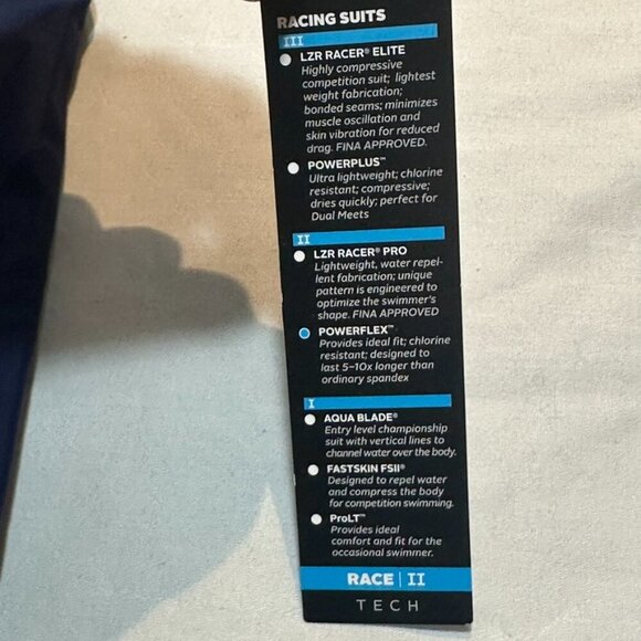 Speedo - NWT - PowerFlex Race Suit. Size 22 - Picture 5 of 7